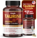 Taytine, L-Arginine, L-Citrulline High Abors with Black Pepper Nitric Hoffman, Muscle USA Made & Tested (150)