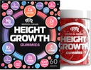 Yüksek büyüme Gummies Vitaminleri Arttırıyor, Grow Tall Supplement, Kalsiyum, Magnezyum, çinko, Ashwagandha, Glucosamine Multivitamin for Young, Kids, Yetişkinler