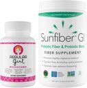 Düzenli Girl Tomorrow's Nutrition, Women's Multivitamin (30 hizmet) ve Sunfiber GI Probiyotik Toz (30 hizmet) Sche, Energy and Low FSUNAP Digestive Support