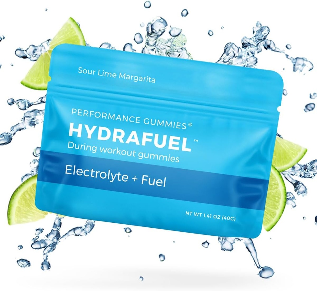 SGC Seattle Gummy Company – HydraFuel Electrolyte Hydration Gummies –12-Pack Margarita – Ενισχυμένη Αθλητική Απόδοση και Υποστήριξη Ενυδάτωσης – Γρήγορη υδατάνθρακες και ηλεκτρολύτες