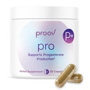 Proov - Pro - Progesterone Production - Kadınlar için Hormon Dengesi - Fertness & Menopause Support - Vitex, Ashwagandha, Maca - Herbal Supplement - 30 Capsules - 2 Ay Supply