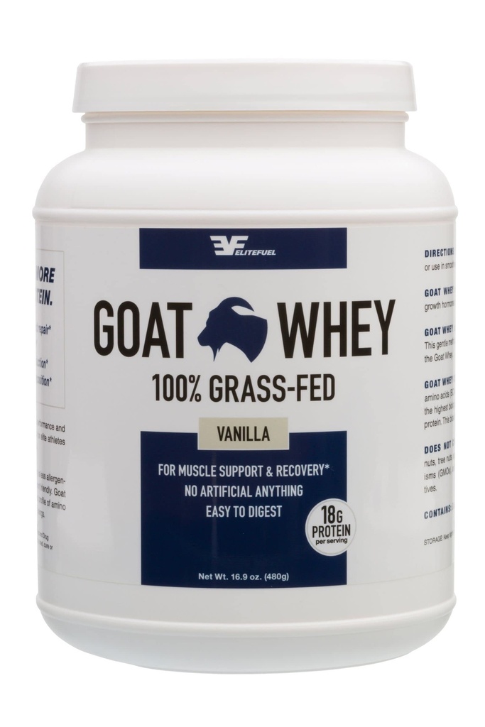 Goat Whey proteini | Grass-Fed | Pastured Goats- Natural Vanilla