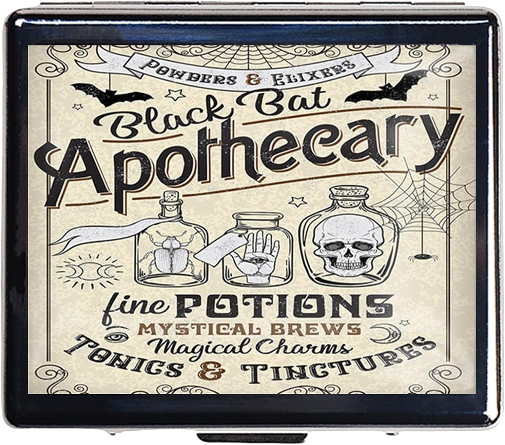 7 Days Chromed Shiny Silver Pill Organizer with Mirror Inside Has 8 Ayrı Karşılaşmalar Rect Fukushima Cute Travel Pill Organizer for Purse 7 Days (Apothecary)