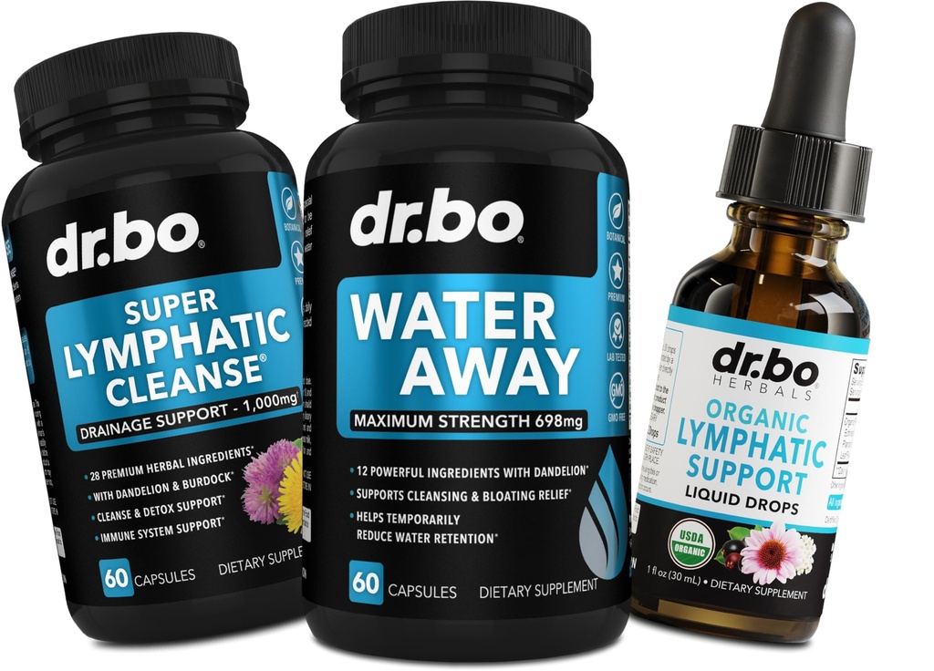 Su Pills Diuretics & Lymphatic Drainage Supplements - Natural Away Pills Water Retention & Organic Lymphatic Support Liquid Drops Cleanse - Akış & Lymph System Support Supplement Detox