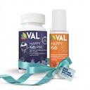 VAL Kids Bedtime Wellness Bundle: Μασούρια μελατονίνης & Ρολό μαγνησίου