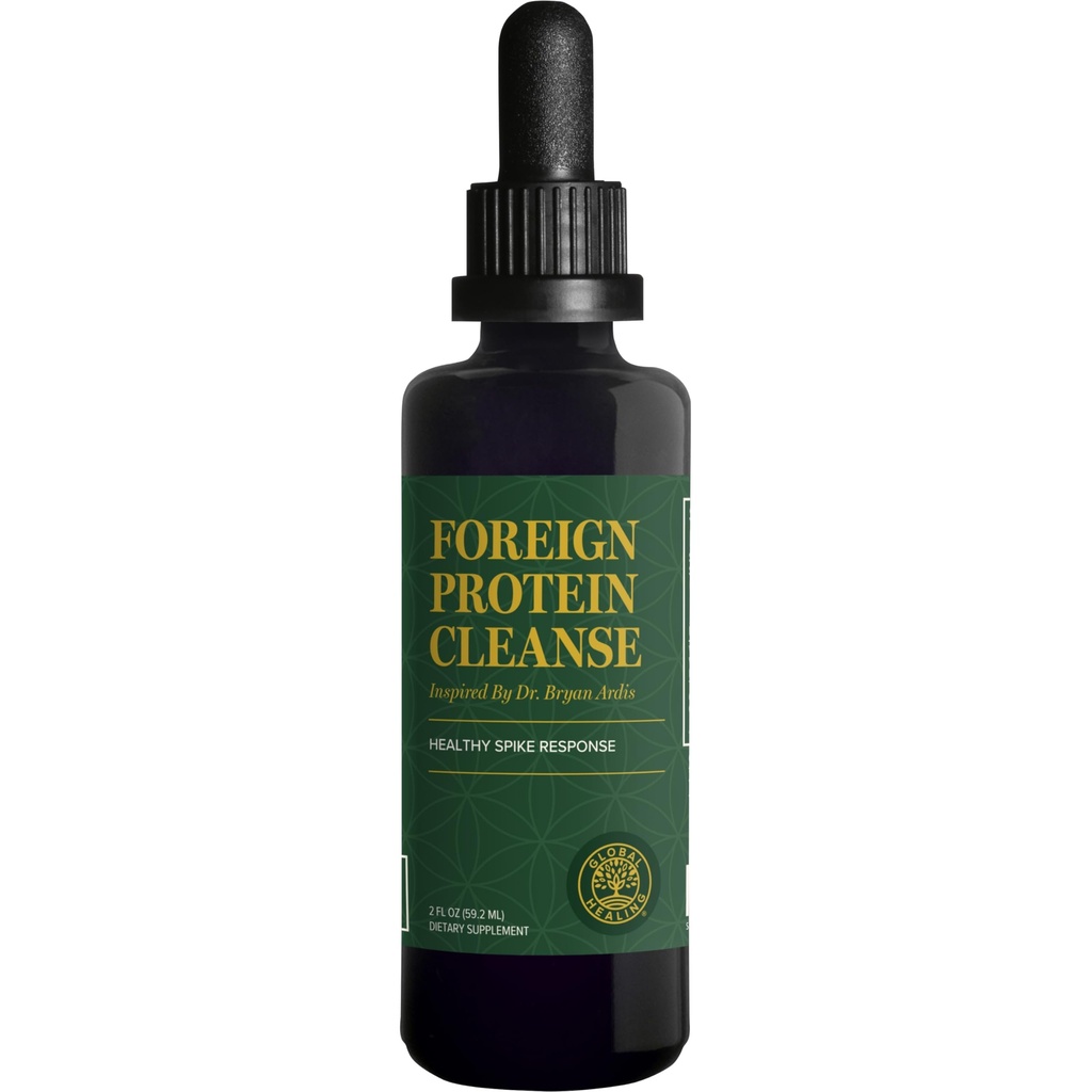 Global Healing Center - Yabancı Protein Temiz (Spike protein Detox) - Wormwood ile Formula Destek - Immune Desteği için Detox Yardım - 2 Fl Oz