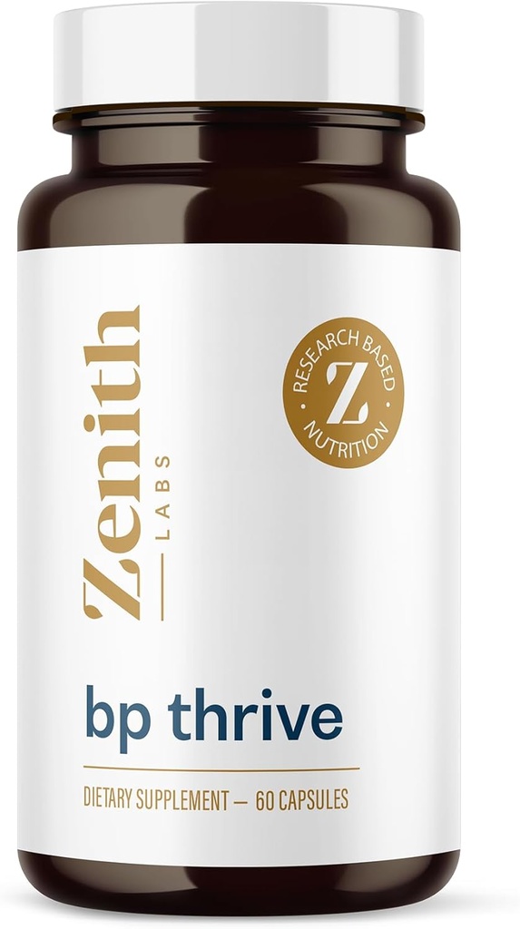 Εργαστήρια Zenith - BP Thrive - Συμπλήρωμα ροής αίματος - 30 ημερών προσφοράς - υποστηρίζει τη ροή του αίματος, την κυκλοφορία, και την καρδιακή λειτουργία - 1 πακέτο