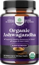 High Strength Organic Ashwagandha Supplements - Ashwagandha Organik Tabletler için Mood Support & Hormon Dengesi Kadınlar ve Erkekler için - Daha İyi Absorpsiyon için Siyah Pepper ile Köklü Toz - 120 Ctt