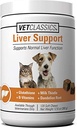 Vet Classics Liver Support Pet Health Supplement for Dogs, Cats – Liver Functions – B-Vitamins, Glutathione, Milk Thistle – Soft Tabletler, Chews – 120 Soft Chews