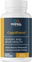 Primal Health CogniForce - Memory & Brain Health - Acetyl L-Carnitine Formula - Καλύτερη Γνωστική Απόδοση - Καθαρότητα + Εστίαση + Καλύτερη Υπενθύμιση + Ήρεμη Σκέψη - Συμπλήρωμα Διατροφής - 60 κάψουλες