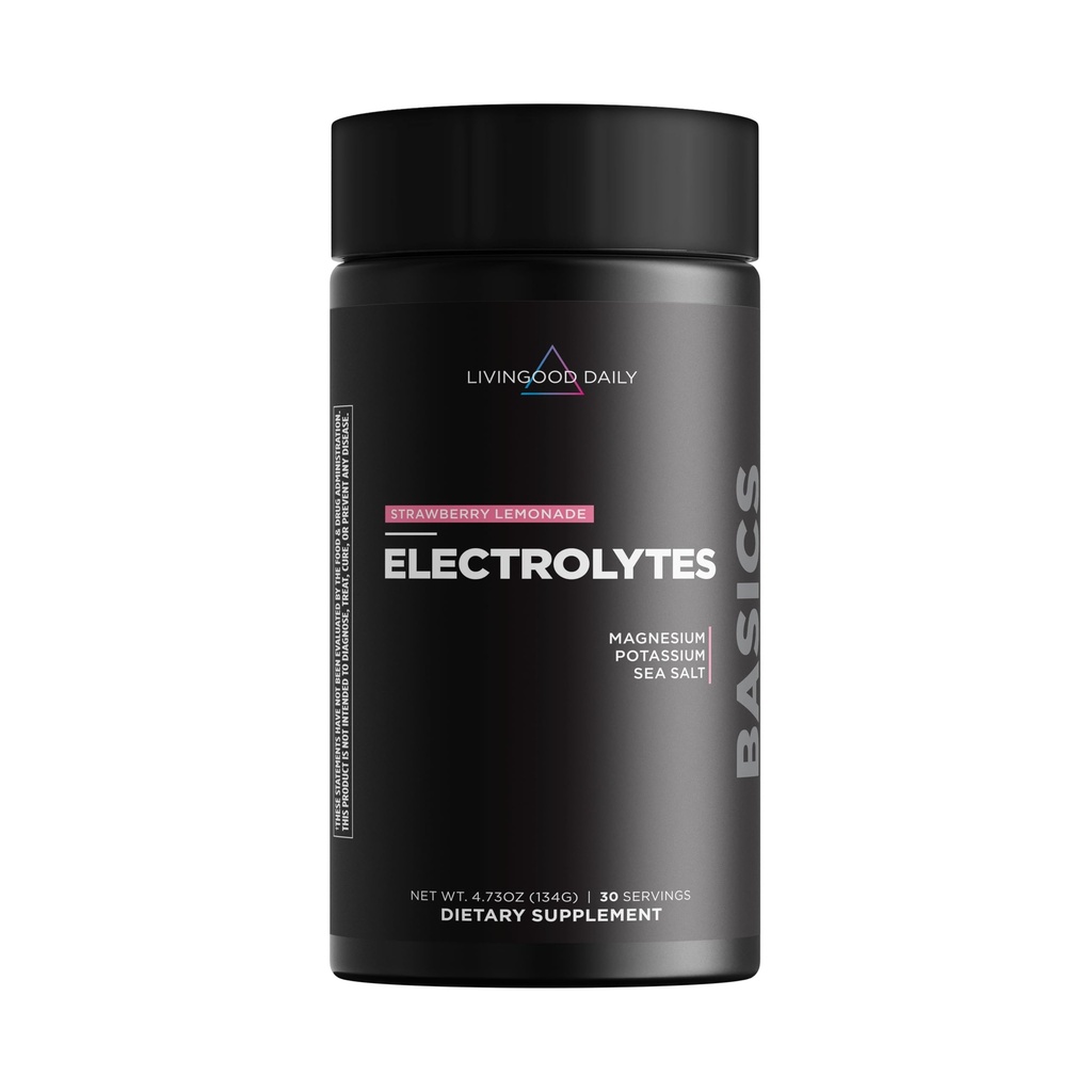 Lifeood Daily Electrolytes Toz, Electrolytes Hydration Drink Mix with Vitamin C, Magnezyum, Taurin & Sea Salt, Electrolyte Supplement for Energy & Hydration, Keto, Strawberry Lemonade, 30 Srvgs