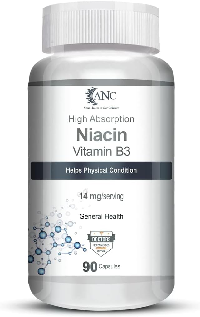 Vascularity & Art 90 Veg Capsules için B3 Vitamini