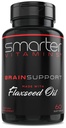Smarter Brain Support Nootropic Supplement, Made with Alfa-GPC, L-Tyrosine & Acetyl L-Carnitine ALCAR, Flaxseed Oil, ALA DHA, 60 Softgel Enerji Pills
