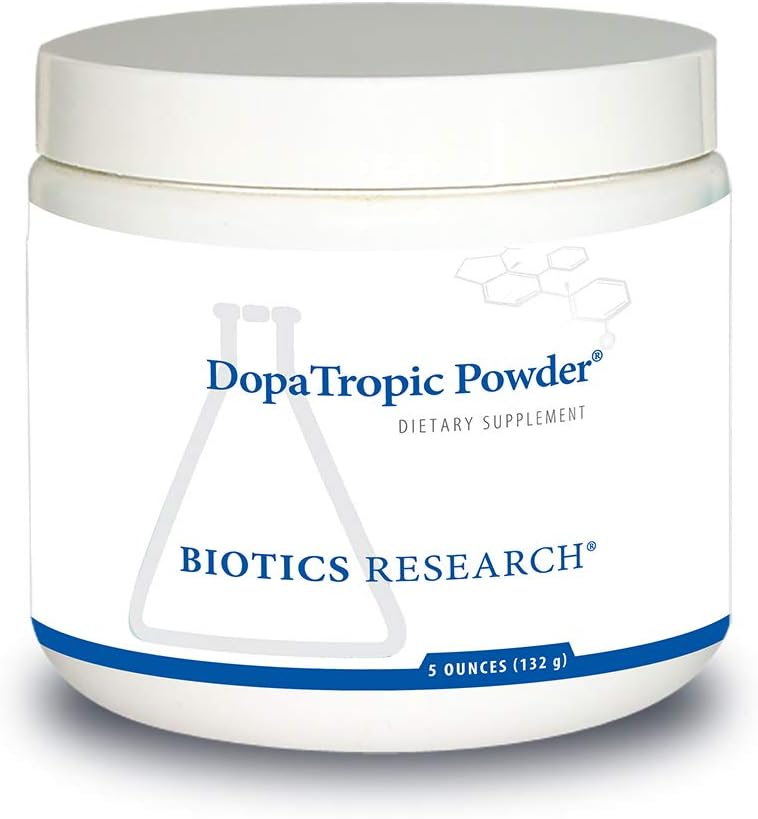 Biotics Araştırma DopaTropic Toz Dopamine, Easy-to-Mix Toz, Neurotransmitter Health, Cognitive Health, Memory & Learning, Mucuna pruriens 5 Ounces