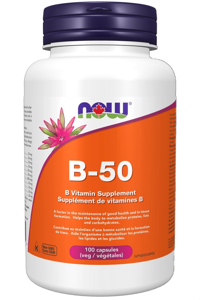 Şimdi B-50 mg,100 Veg Capsules