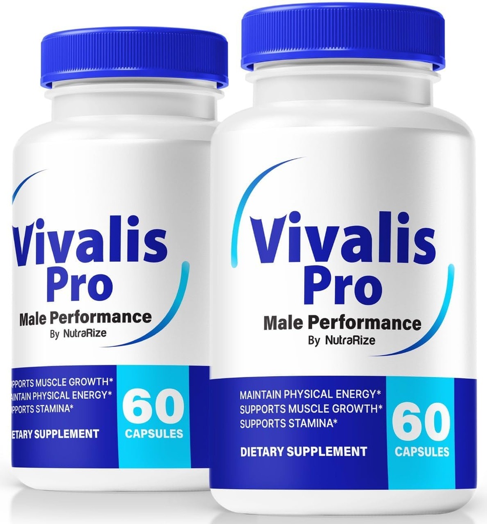 (2 Pack) Vivalis Pro Pills - Hızlı Enerji Yasası için Premium Erkek Formula, Endurance ve Performans, Vivalis Pro Capsules for an Active & Balanced Lifestyle, Resmi Viva Lis Pro (120 Capsules)