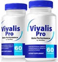 (2 Pack) Vivalis Pro Pills - Hızlı Enerji Yasası için Premium Erkek Formula, Endurance ve Performans, Vivalis Pro Capsules for an Active & Balanced Lifestyle, Resmi Viva Lis Pro (120 Capsules)
