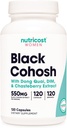 Nutricost Μαύρο Cohosh για γυναίκες 660mg, 120 κάψουλες - με Don Quai, DIM, και Chaste Berry, Veggie Caps, μη-GMO, Χωρίς γλουτένη