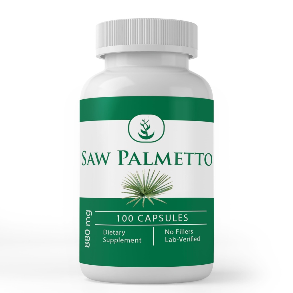 PURE ORIGINAL INGREDIENTS Saw Palmetto, (100 Capsules) Her zaman Pure, No Wordss Or Fillers, Lab