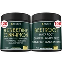 Bundle 7in1 Berberine HCl 97% & 6in1 Κάψουλες ρίζας τεύτλων