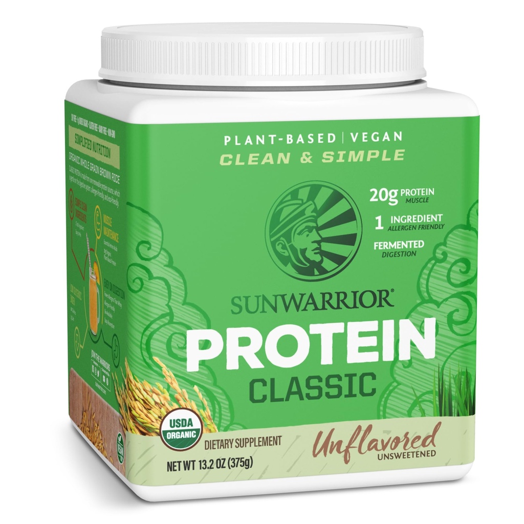 Brown Rice Protein Toz Bcaa & Amino Asits Raw Rice Protein Shake Gluten Free Low Carb Dairy Free | Plant Based Classic Sprod Brown Rice Protein Tozu Sunwarrior