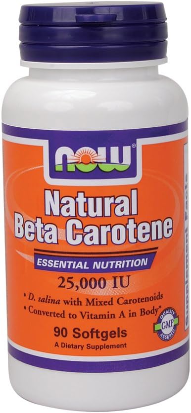 Şimdi Gıdalar Beta Carotene (Doğal) - 90 Softgels 6 Pack
