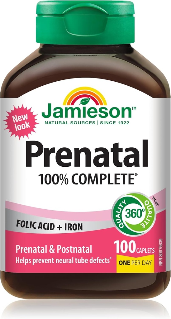 Jamieson Προγεννητική πολυβιταμίνη 100Caplets
