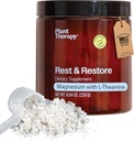 Plant Therapy Unflavored Magnezyum Glycinate Toz ABD'de L-Theanine Rest & Restore 4 Ay Supply Uykuyu Destekliyor ve Kadınlar ve Erkekler için Tamamlamalara Yardımcı Olabilir 8 Oznaz