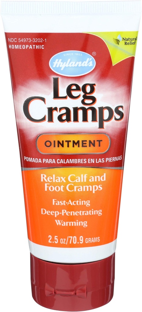 Αλοιφή ποδιού Hyland, Arnica Gel Leg Cramp Relief, Φυσική ανακούφιση του κάλλους, πόδι και πόδι Cramp, 2,5 oz