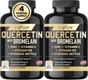 Bromelain ile birlikte, Sting Nettle Supplement, çinko Vitamin C Vitamin D | Non-GMO, Gluten-Free | Made in USA | 4 Ay Supply