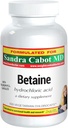 Saf Betaine HCL Supplement Capsules - Betaine HCL 100 Chlorocaps