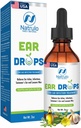 Natrulo Natural Ear Drops for Ear Infection - Ομοιοπαθητικά, Herbal Eardrops for Adults, Children & Pets - for Ear Aches, Swimmer's Ear, Loosen Wax - Kids Safe Ear Oil, Made in USA (2 Oz)