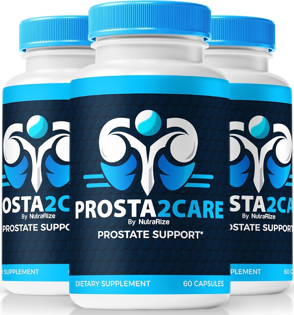 (3 Pack) Prosta2Care Capsules - Prostate Health, Prosta 2 Care Natural Capsules, Premium Prostate Support Formula, Resmi Prosta 2Care Pastillas Review (180 Capsules)