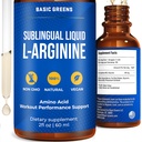 L Arginine Liquid - L-Arginine Supplement for Men and Women with Nitrik Oksit Precursor, L Arginine Supplement