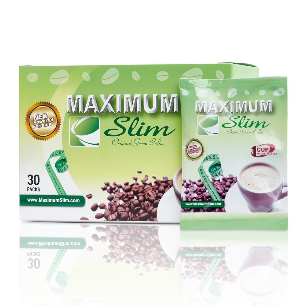 En Fazla Slim Original Yeşil Kahve - Guangzhou 4-in-1 Formula, Enerji ve Yaşam için Doğal Herbal Ekstraksiyonları ile. Kremy & en fazla memnuniyet için. ABD-30 Ct