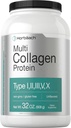 Horbaach Multi Collagen protein Toz 32 oz | Tip I, II, III, V, X | Hydrolyzed Collagen Peptides | Keto & Paleo Friendly | Unflavored & Gluten Free