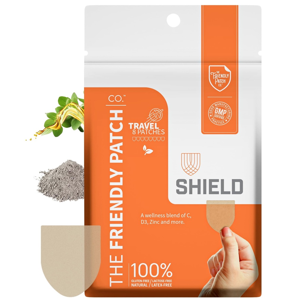 Το φιλικό Patch Shield Patch - Wellness Patches Travel 8 Pack