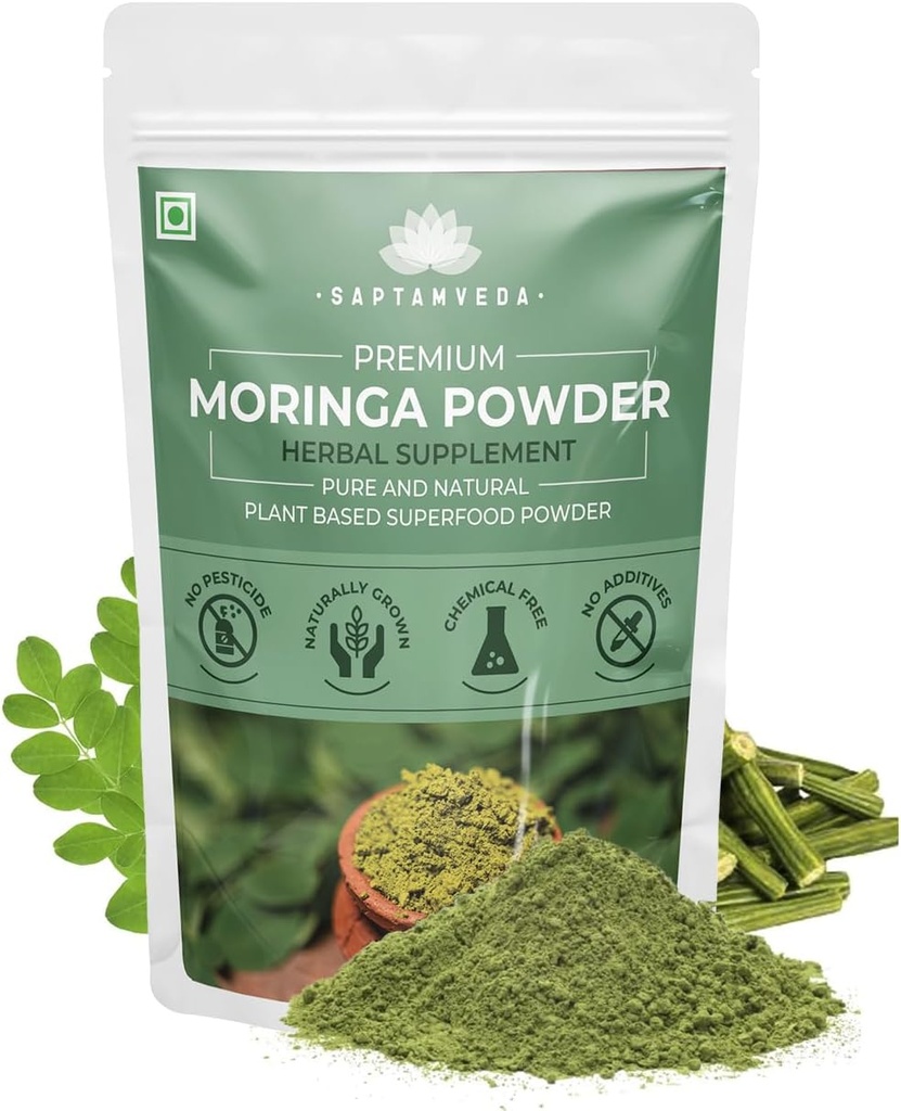 SAPTAMBEDA Premium Moringa Leaf Powder 8.81 Oz/250 Gm 