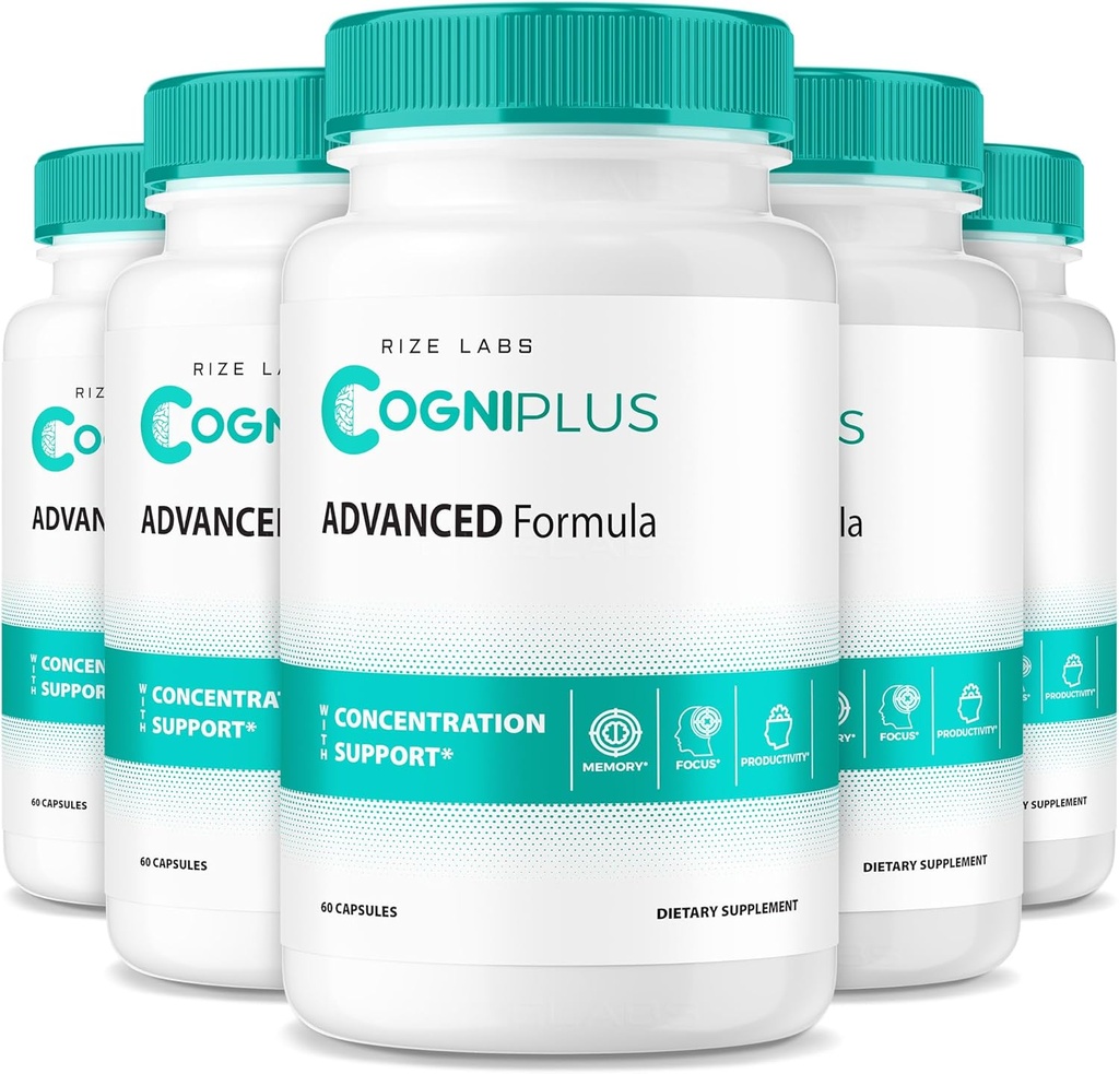 Laboratuvarları Cogni Plus Capsules - Daily Focus Support Formula with a Balanced Blend for Clarity, Memory, and Alertness | Easy-to- Take Pills for Lifestyle Support - 5 (300 Capsules)