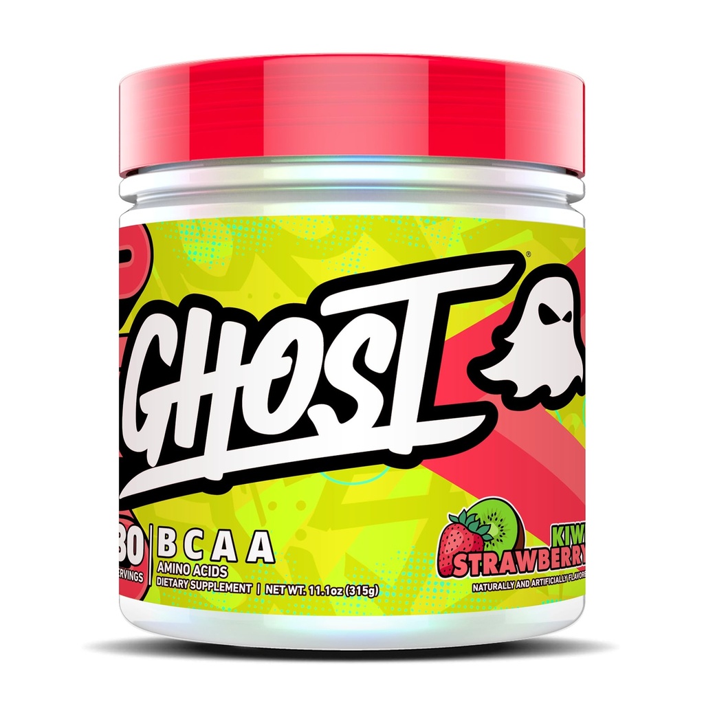 GHOST BCAA Toz Amino Asits Supplement, Kiwi Strawberry - 30 Hizmet - Sugar-Free Intra, Post & Pre Workout replica, 7G BCAA