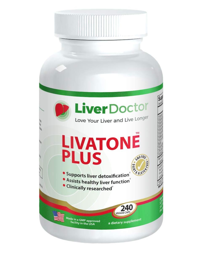 Επιπλέον κάψουλες ήπατος Detox Liver Cleanse και χάπια Detox με γαϊδουράγκαθο και αντιοξειδωτικά (240 Count)