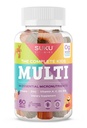 SUKU The Complete Kids Multivitamin Gummies – Vitaminler A, C, D, E, B6, B12, Folate & çinko – Immune Support, Sugar-Free, Gluten-Free, Non-GMO, Bonanza Flavor – 60