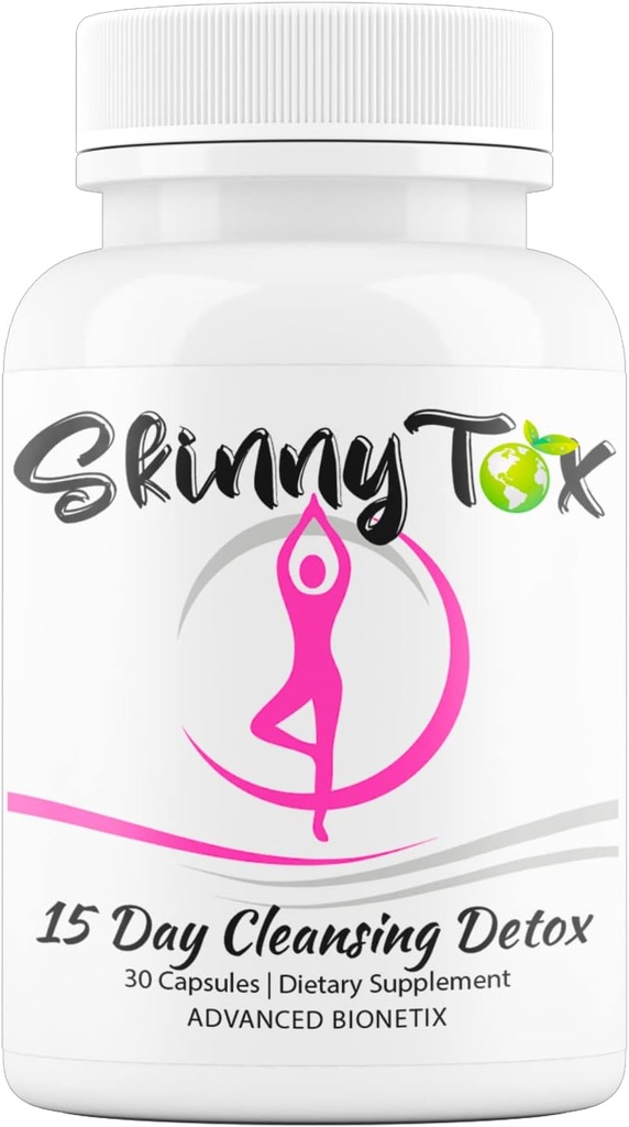 Skinnytox 15 Day Colon Cleanse Detox, Sağlıklı Bowel Hareketleri Flushes Toxins, Boosts Energy. Tüm Doğal Kilo Yönetimi w / Probiyotikler. Klinik Araştırma Güvenli Etkili