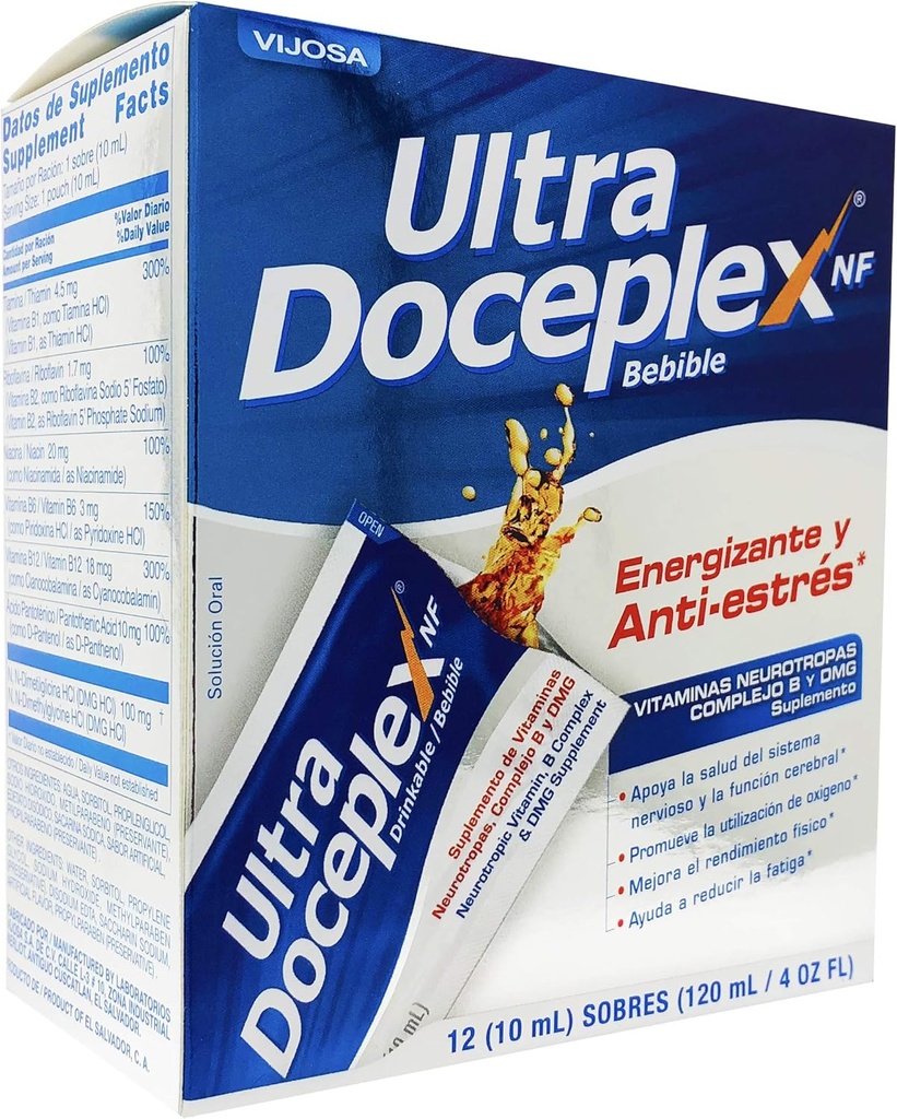 Ultra Doceplex Enerji Pouches - Pouch -liquid, 12 Pouches