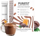 Brainer Purest Electrolyte Chocolate Cordyceps Toz Paketi - Tüm Gıda Hydration - Fermented Cacao ve Solar Sea Salts for Ultimate Electrolyte Balance