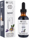 Pure Inventions Night - Pear Flavored Water Infusion Drops - No Sugar, Calories, or Artificial Sweeteners - 60 Servings - 2oz