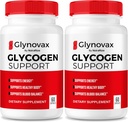 NutraRize (2 Pack) Glynovax Pills, Glynovax Glycogen Support Formula, All Natural Supplement to maintain Health Stable Levels, Resmi Glyno Vax Yorumlar (120 Capsules)