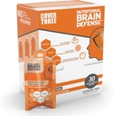 Üç Beyin Savunması Omega 3 Fish Oil, Nutritional Brain Supplement with Curcumin, Uridine, Orange Slice Liquid Omega 3 DHA EPA Formula, Nootropic Supplement for Athletes