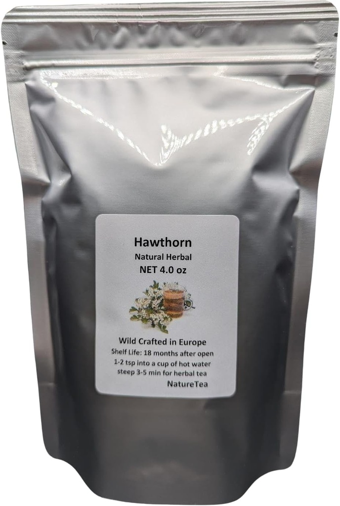 Hawthorn - Crataegus laevigata Loose Leaf & Flower C/S από 100% Φύση (8 oz)