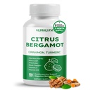 Citrus Bergamot 9-in-1 Formula - Cinnamon Turmeric Odorless,, Olive Leaf, Artichoke - ABD'de Made and Tested